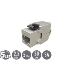 Samořezný keystone Solarix CAT5E STP SXKJ-5E-STP-BK-SA