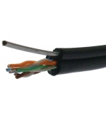 DATACOM UTP drát Cat5e 305m samonosný OUTDOOR blk