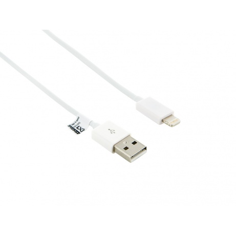 4World Datový kabel Lightning iP5/6 1.0m White