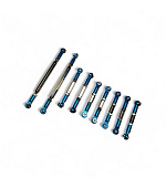 Stavitelné tyče řízení pro model Across 3- modré  9ks