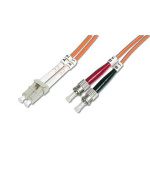 Digitus Fiber Optic Patch Cord, LC to ST Multimode, OM2, 50/125 µ, Duplex Length 7m