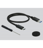 Delock Externí pouzdro pro HDD / SSD SATA 2.5" s rozhraním SuperSpeed USB 10 Gbps (USB 3.1 Gen 2)