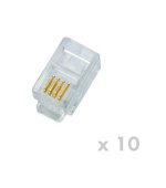 DATACOM Plug UTP CAT3 4p4c- RJ10 lanko (10ks)