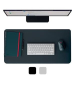 LEITZ podložka na stůl recyklovaná kůže 36x70 cm tm. šedá