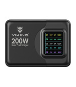 Viking USB GaN charger 200W PD PRO/síťový adaptér/Output:3xUSB-C,2xUSB-A/Rychlo nabíjení/