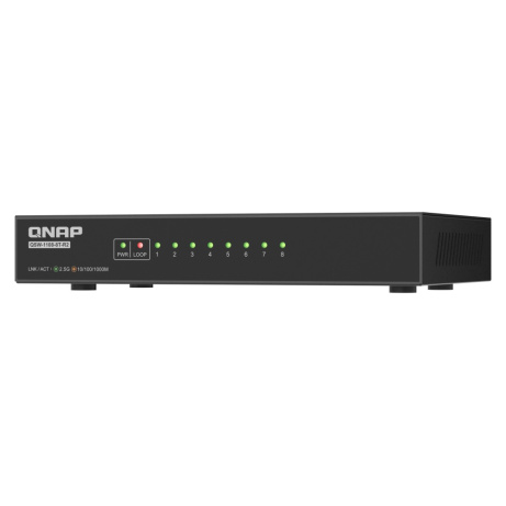 QNAP switch QSW-1108-8T-R2 (8x 2,5GbE port, pasivní chlazení, podpora 100M/ 1G/ 2,5G)