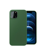 ER POWER Silikonový kryt CARNEVAL SNAP pro iPhone 13 Pro s MagSafe - zelená