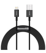 Baseus CALYS-A01 Superior Fast Charging Datový Kabel USB to Lightning 2.4A 1m Black
