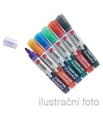 Popisovač NOBO 3-in-1 LIQUID INK tenký, mix