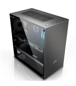 EVOLVEO M4, case mATX, 2x USB2.0 / 1x USB3.0 / 120mm LED / černý s průhlednou bočnicí
