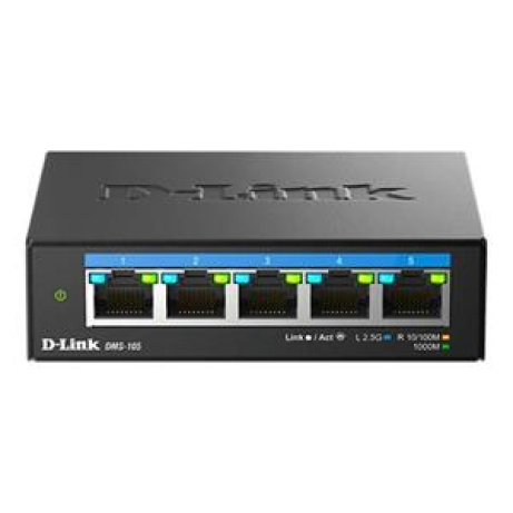 D-Link DMS-105/E 5-port Multi-Gigabit Unmanaged Switch
