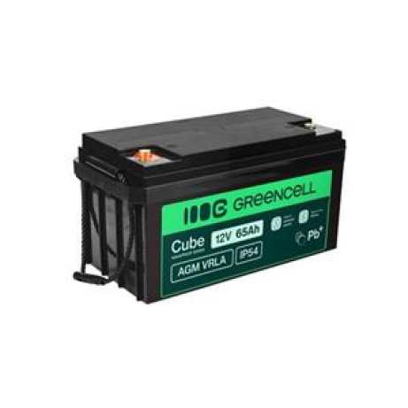 Green Cell AGM VRLA IP54 12V 64Ah baterie pro sekačky na trávu, skútry, lodě, invalidní vozíky