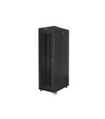 LANBERG 19" VOLNĚ STOJÍCÍ RACKOVÁ SKŘÍŇ 42U/800X1200 (v rozloženém stavu) SE SÍŤOVÝMI DVEŘMI LCD ČERNÁ  V2