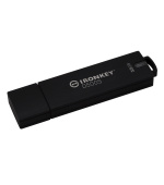 Kingston Ironkey D500S/32GB/USB 3.2/USB-A/Černá