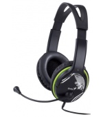 Sluchátka s mik. GENIUS HS-400A green
