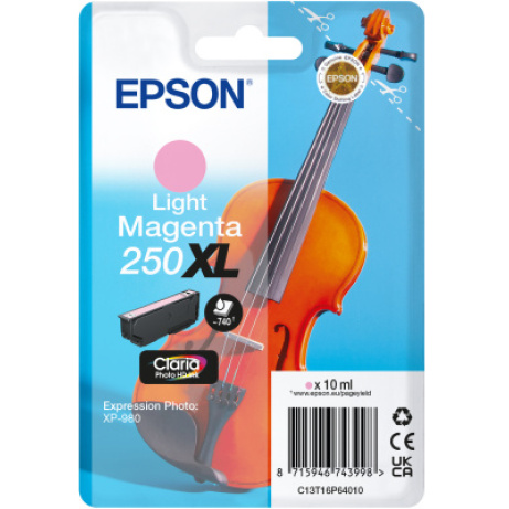 Epson Singlepack Light Magenta 250XL ink