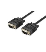 Digitus Připojovací kabel monitoru VGA, HD15 M / M, 5 m, 3Coax / 7C, 2xferit, bl