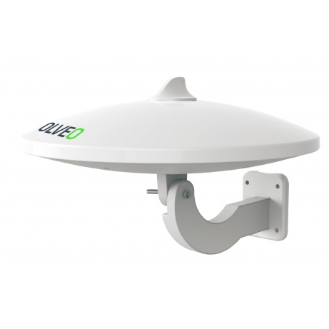 EVOLVEO Jade 1, aktivní venkovní anténa FM/DAB+/DVB-T2, filtr LTE,4G,5G