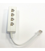 DATACOM Rozčtverka UTP CAT3  4xRJ45 (8p2c-1M/4F)