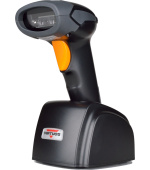 CCD čtečka Virtuos HW-311A, bezdrátová, základna, USB (klávesnice/RS-232 emulace), černá