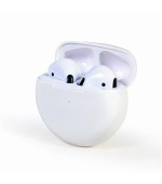 GEMBIRD Sluchátka FitEar-X200W, Bluetooth, TWS, bílá