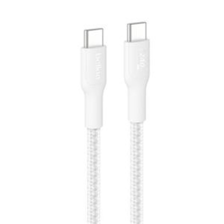 Belkin BOOST CHARGE PRO™ USB-C/USB-C kabel 240W, 3m, bílý - odolný
