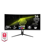 MSI Gaming MAG 342CQR E2, 34" VA zakřivený /3440x1440 (UWQHD)/180Hz/1ms/DP/2xHDMI/Výškově nastavitelný/Pivot