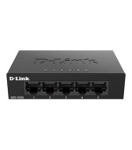 D-Link DGS-105GL/E 5-Port Gigabit Ethernet Metal Housing Unmanaged Light Switch without IGMP- 5-Port 10/100/1000 Mbps