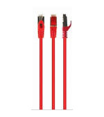 GEMBIRD Patch kabel S/FTP Cat. 6A LSZH, 0,5 m, červený