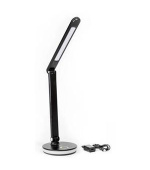 PLATINET DESK LAMP RGB 12W WITH CHARGING PORT BLACK