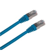 Patchkabel S/FTP,Cat6,2xRJ45, 7m modrý