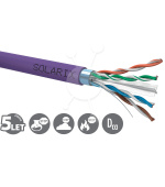 Instalační kabel Solarix CAT6 FTP LSOH Dca-s2,d2,a1 500m/cívka SXKD-6-FTP-LSOH