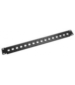 DATACOM 19" Neosazený Patch panel 16 port