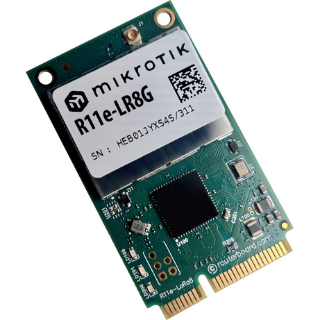 Mikrotik R11e-LR8G, LoRa miniPCI-e card pro 863-870MHz