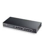 Zyxel GS1900-8 v2, 8 port GbE L2 smart switch, desktop, fanless