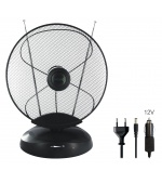 EVOLVEO Xany 4, 230/12V, aktivní pokojová anténa FM/DAB+/DVB-T2, filtr LTE,4G,5G