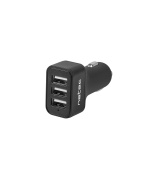 Natec nabíječka do auta CONEY, 2XUSB, 1XUSB-C, 84W