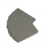 ZEBRA COLOR PVC CARD - SILVER METALLIC, 30 MIL, 500 ks