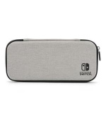 PowerA Slim Case for Nintendo Switch - OLED Model, Nintendo Switch or Nintendo Switch Lite - Grey