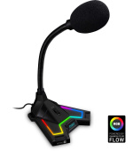 CONNECT IT NEO RGB ProMIC mikrofon, ČERNÝ
