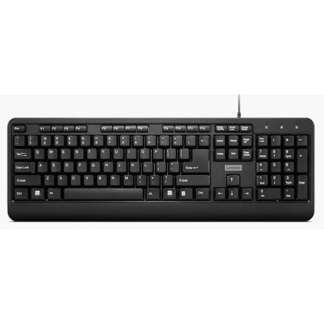 Lenovo 160/Drátové USB-A/US layout/Černá