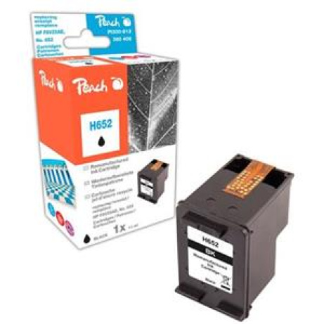 PEACH kompatibilní cartridge HP F6V25AE, No.652,  černá, 11ml