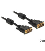 Delock připojovací kabel DVI-D 24+1 samec > samec 2 m