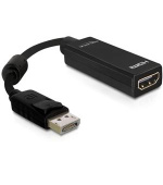 Delock Displayport 20pin samec > HDMI 19 pinový samice, délka 12,5 cm