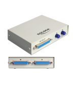 Delock Paralelní Switch Sub-D 25 pinů 2-portový manuální