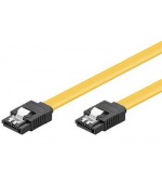 PremiumCord 0,5m SATA 3.0 datový kabel 1.5GBs / 3GBs / 6GBs, kov.západka