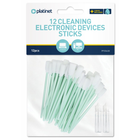 Platinet PFS5430 vatové tyčinky pro čištění klávesnic 12 ks