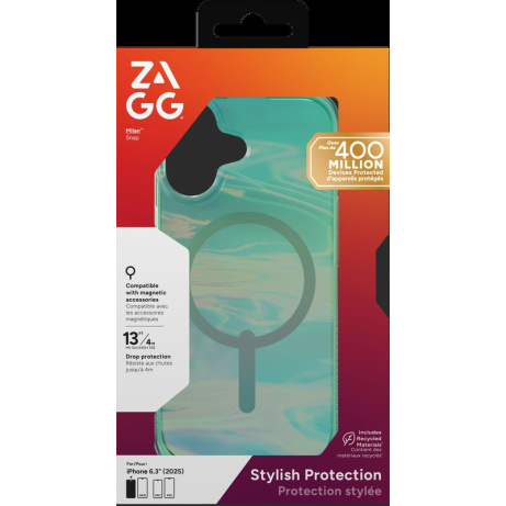 ZAGG Ochranný kryt Milan Snap Apple 17 Iridescent Oil Slick
