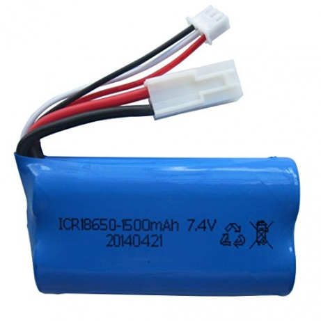 Akumulátor LiIon 7,4V 1500 mAh pro FT-09 - malá tamiya