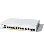 Cisco Catalyst switch C1200-8P-E-2G (8xGbE,2xGbE/SFP combo,8xPoE+,67W,fanless) - REFRESH